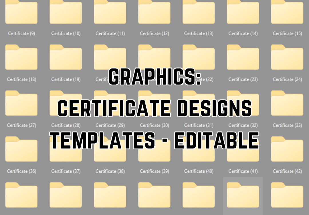 Certificate Designs Templates